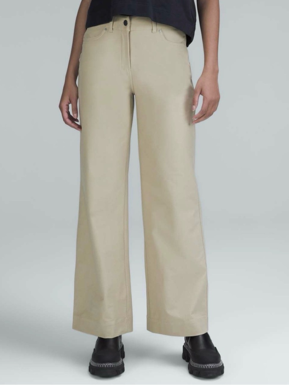 Lululemon City Sleek 5 Pocket High-Rise Wide-Leg Pant Size 25 #W5ENJS